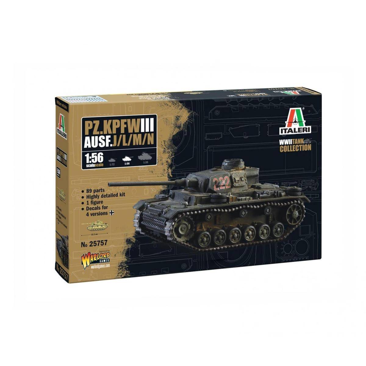 25757 - 1:56 Pz.Kpfw. III Ausf. JLMN