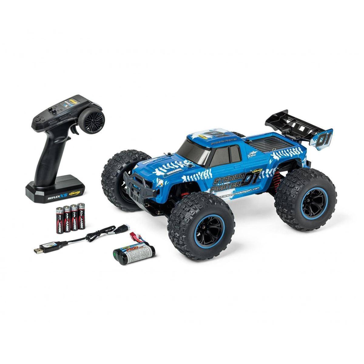 500404252 - 1:10 XS Stadium Fighter 100 RTR blau