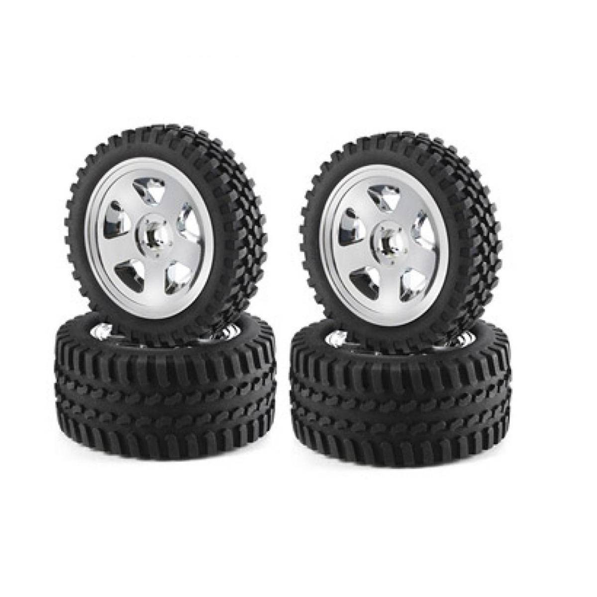 900028 - 1:10 Räder (4) All Terrain 2WD Chrom
