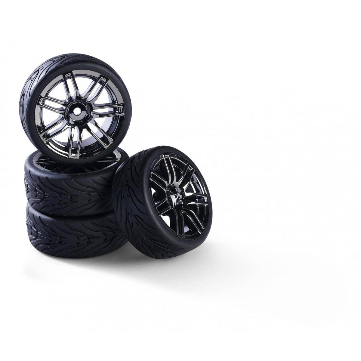 900175 - 1:10 Räderset (4) Design 14Sp.rauch 26mm