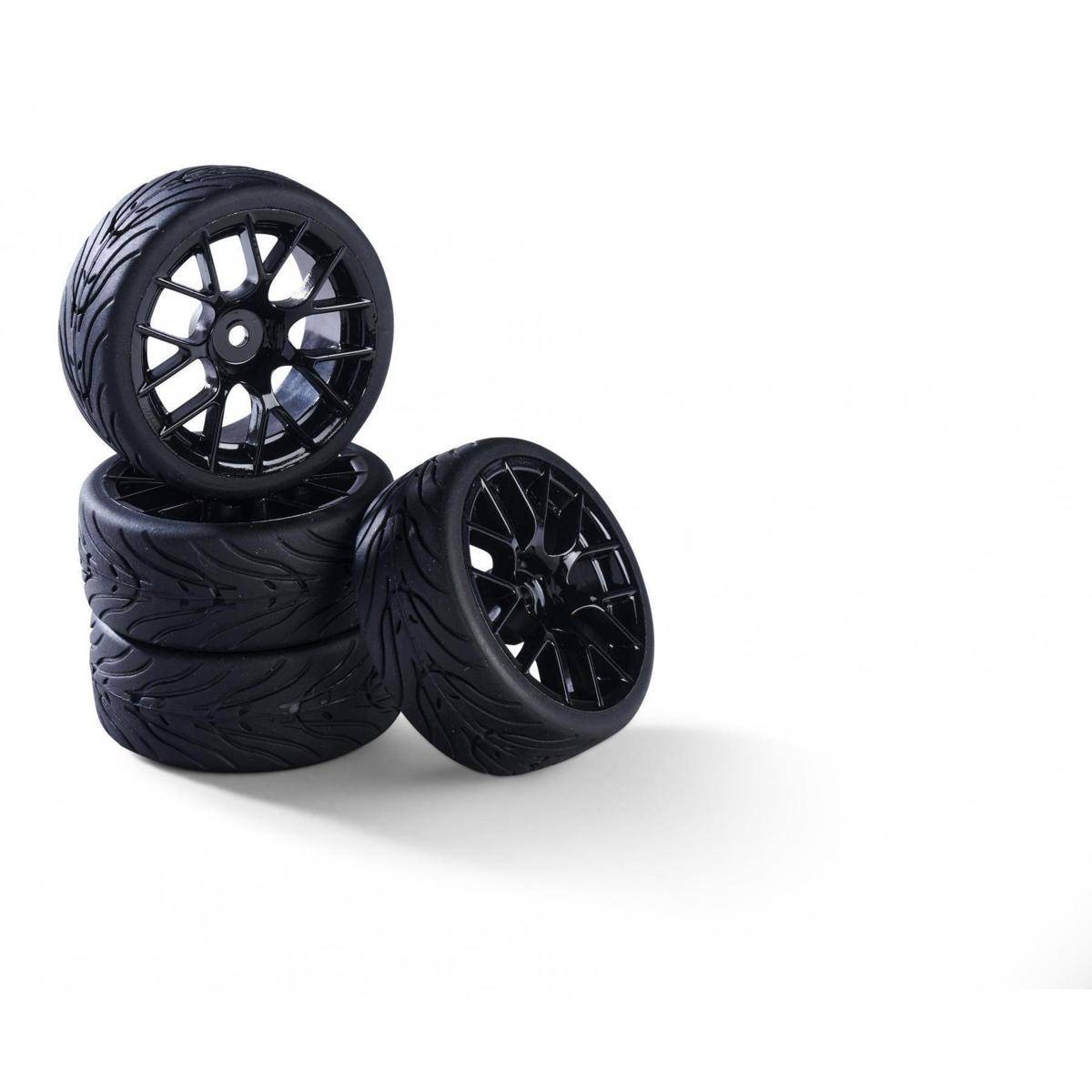 900187 - 1:10 Räderset(4) Y-Design2 schw.26mm3mm