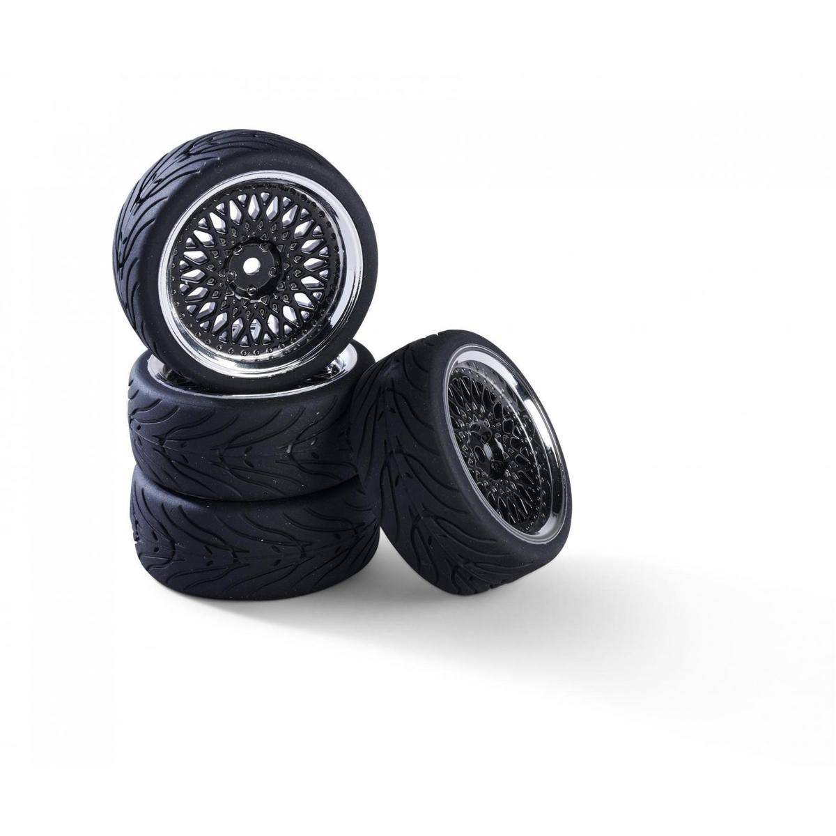 900188 - 1:10 Räderset(4) class.-Des.schw.ch 26mm