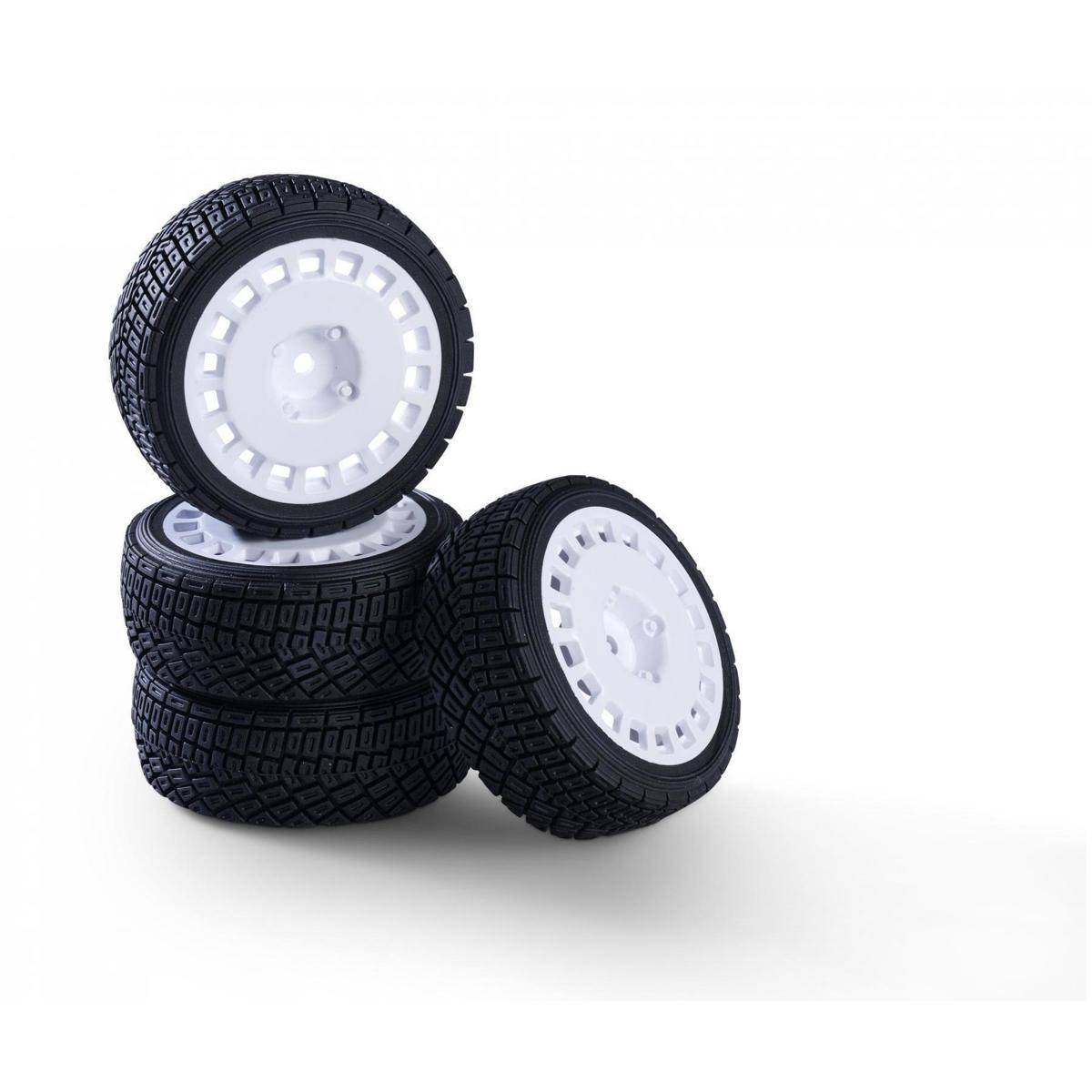 500900197 - 1:10 Räderset(4) Rally Design1 weiß 26mm