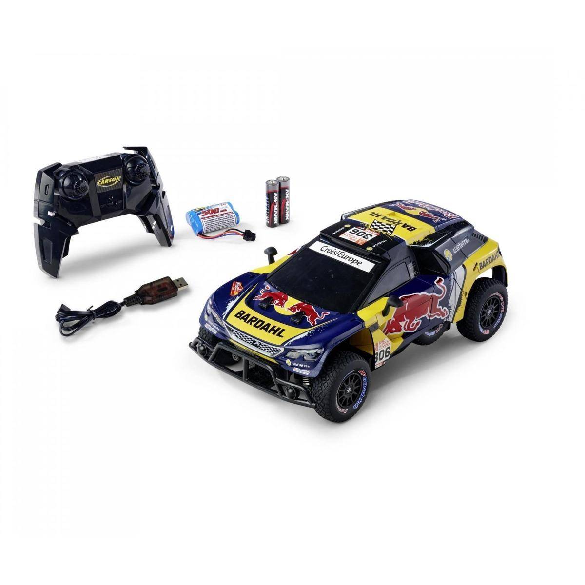 404311 - 1:16 RC Peug.Rally 3008 DKR LOEB 19 100