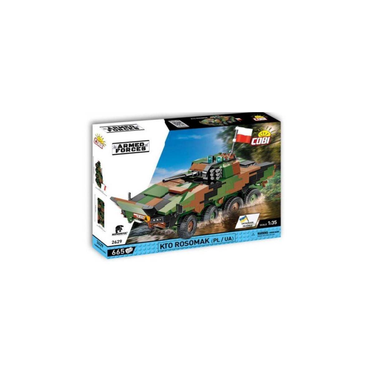 COBI-2629 - 665 PCS ARMED FORCES 2629 KTO ROSOMAK 2IN1 PL