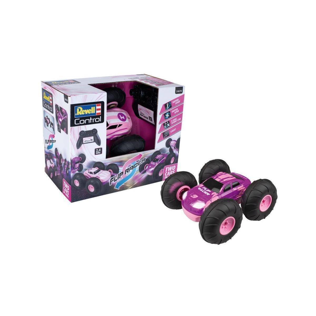 24670 - RC Stunt Car Flip Racer "Pink