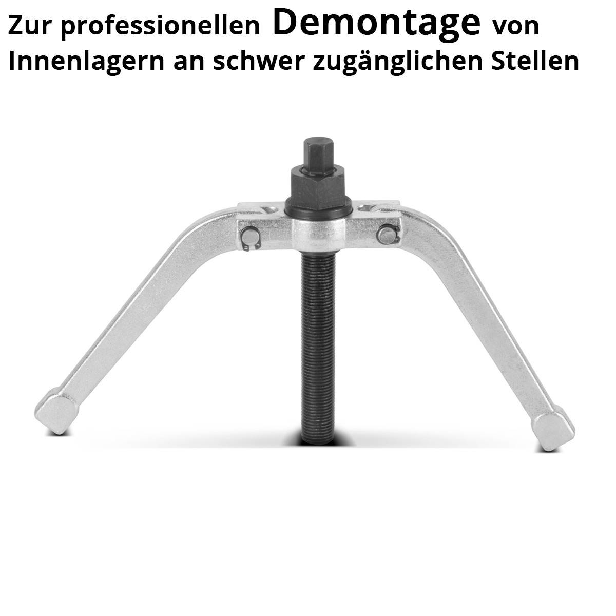 STAHLWERK Grundloch-Innenlager-Abzieher-Satz mit Gleithammer, 3 Adaptern