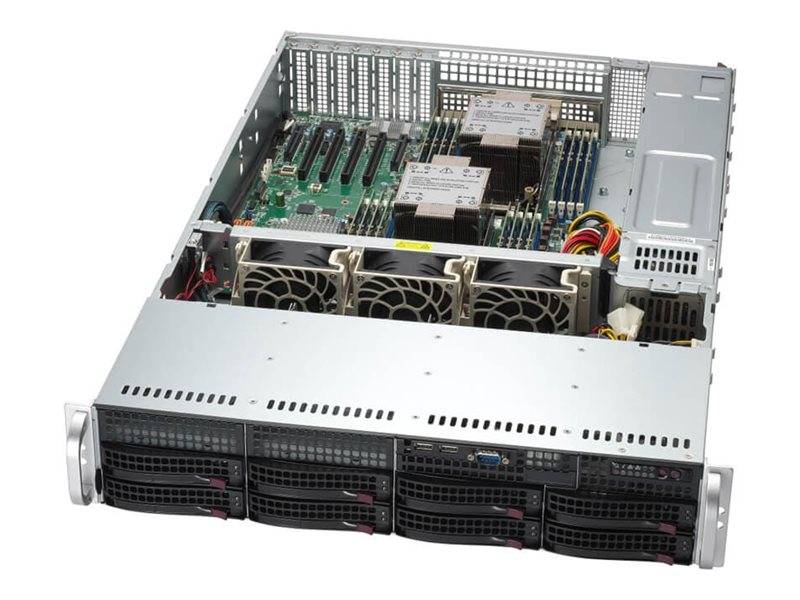 Supermicro Mainstream SuperServer 621P-TR - Server - Rack-Montage - 2U - keine CPU - RAM 0 GB - Hot-Swap 8.9 cm (3.5"")