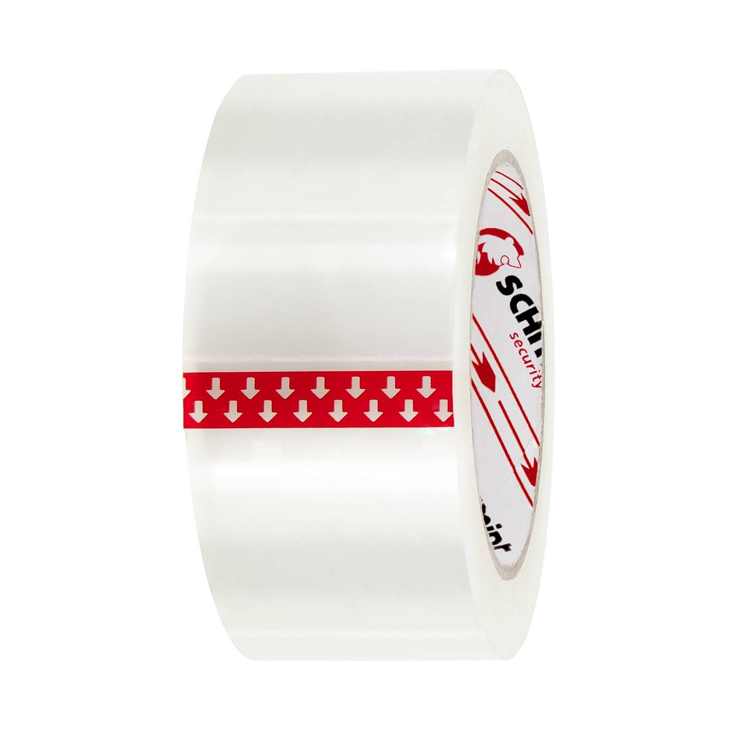 SCHMIDT security tools Klebeband - 100m - 48mm - 6 Rollen - 45my - Transparent - Packband - Paketklebeband - Packetband - Verpackungsband