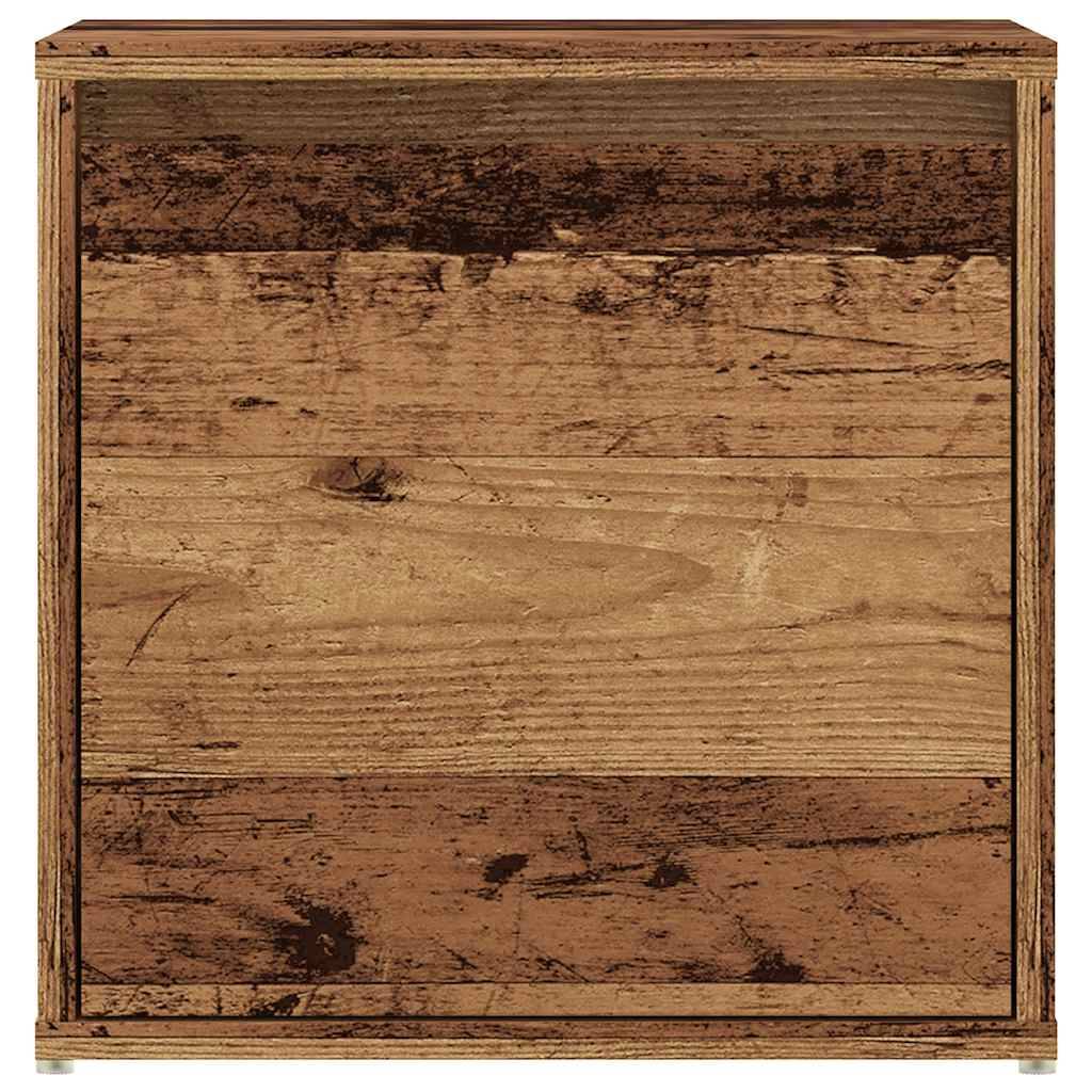 vidaXL Schubladenbox Altholz 40,5x40x40 cm Holzwerkstoff