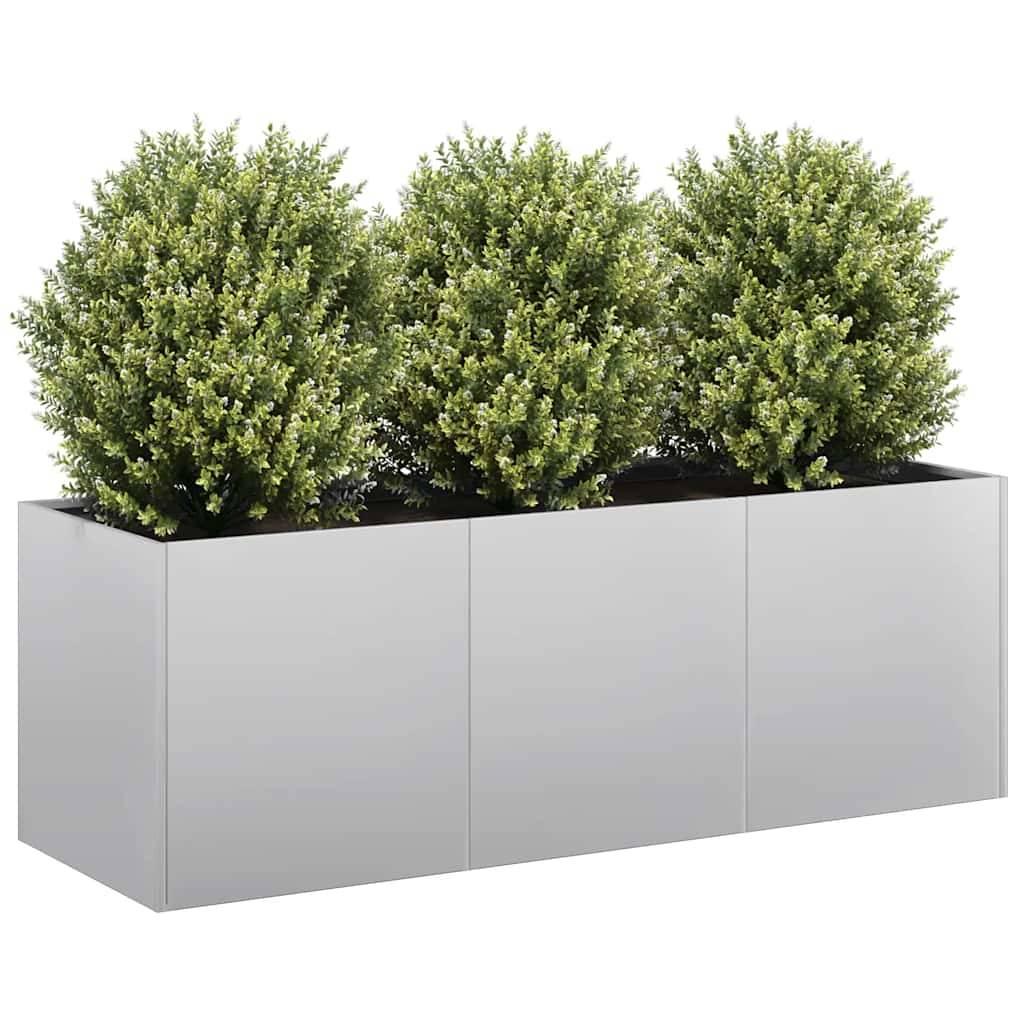 vidaXL Pflanzkübel 120x40x40 cm Verzinkter Stahl