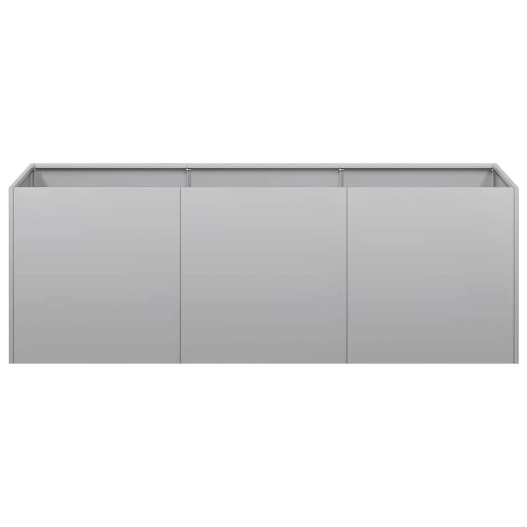 vidaXL Pflanzkübel 120x40x40 cm Verzinkter Stahl