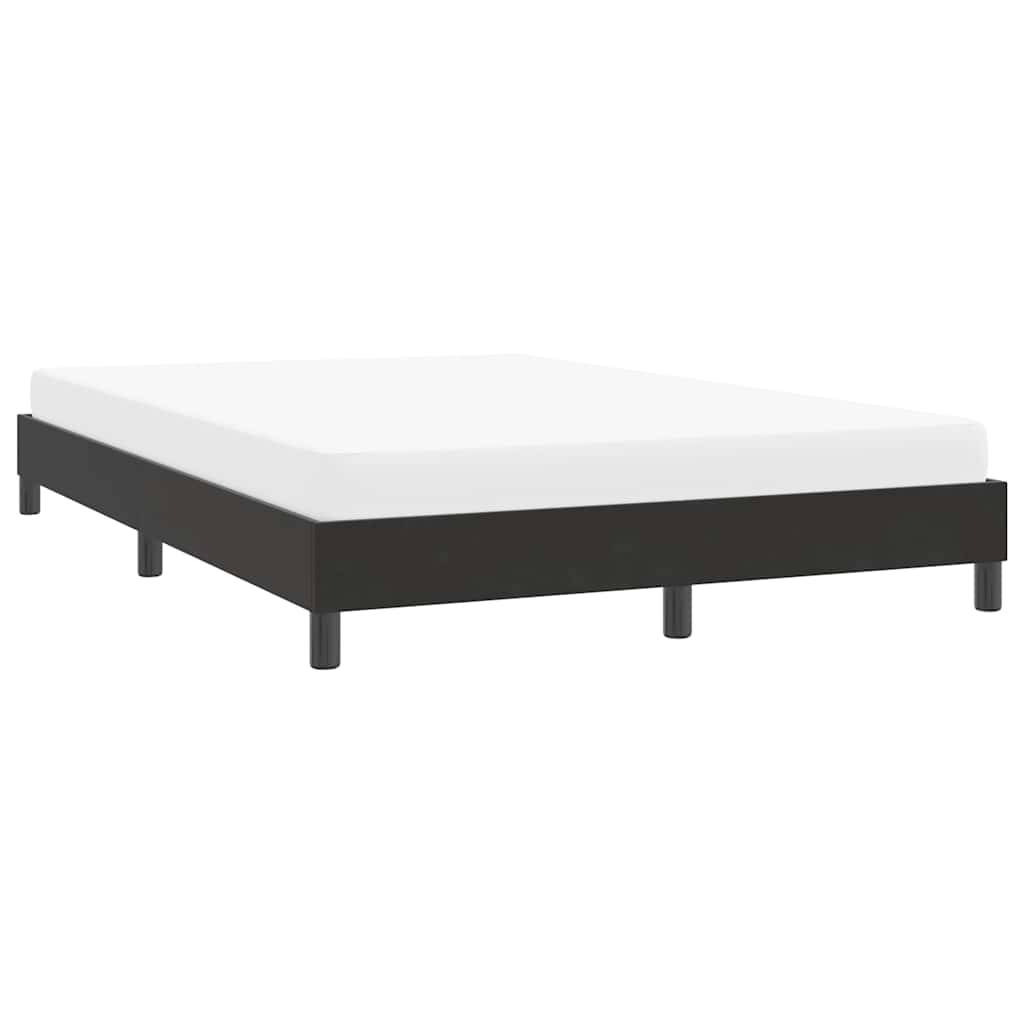 vidaXL Bettgestell ohne Matratze Schwarz 140x220 cm Samt