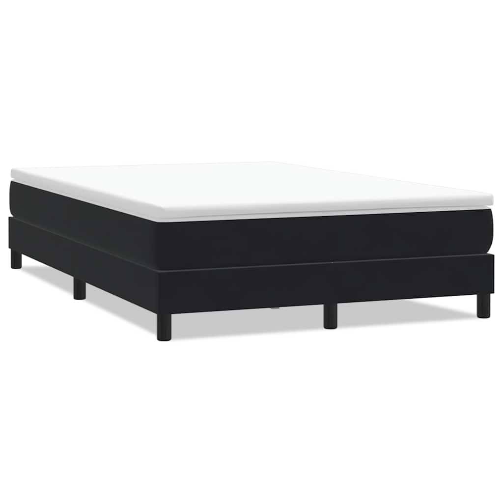 vidaXL Boxspringbett ohne Matratze Schwarz 160x210 cm Samt