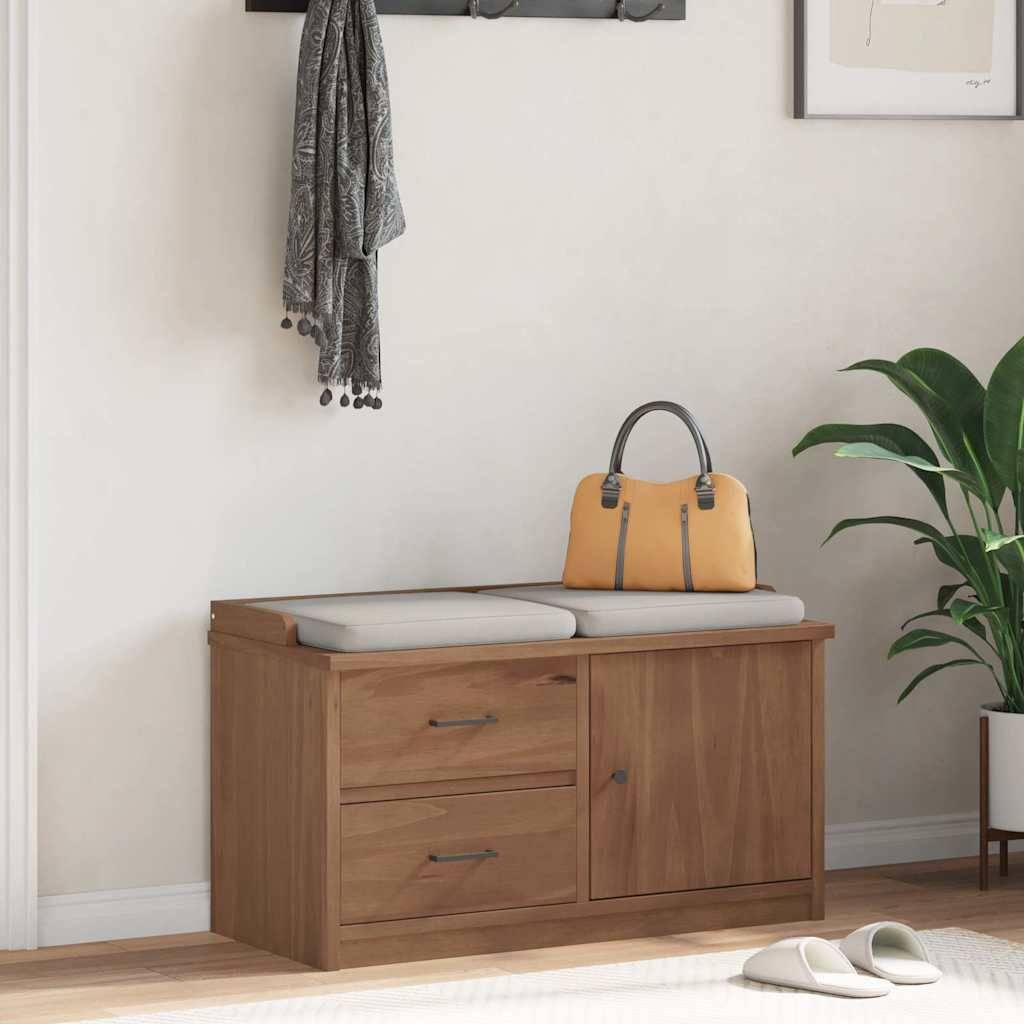 vidaXL Flurbank SANDNES 87x40x50 cm Massivholz Kiefer