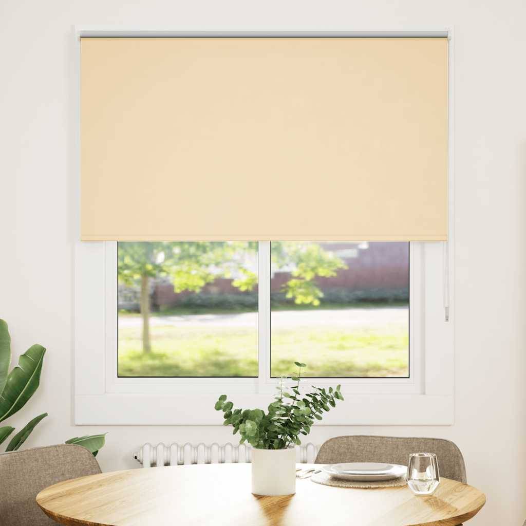 vidaXL Verdunkelungsrollo Beige 120x150 cm Stoffbreite 116,6 cm