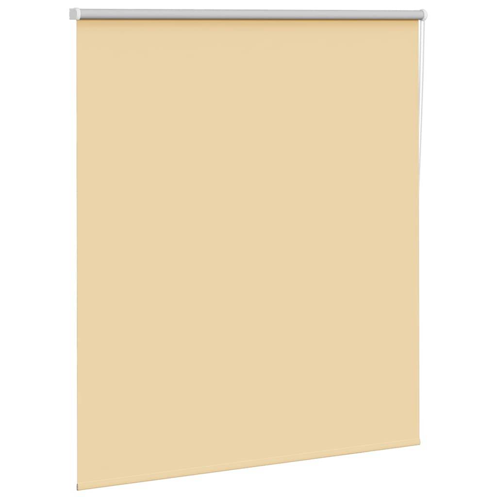 vidaXL Verdunkelungsrollo Beige 140x130 cm Stoffbreite 136,6 cm