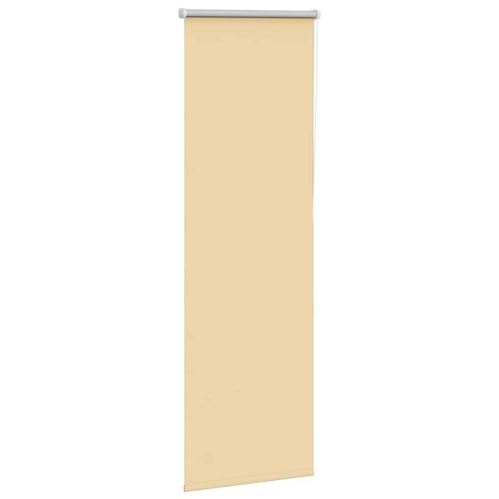 vidaXL Verdunkelungsrollo Beige 50x175cm Stoffbreite 45,7 cm Polyester
