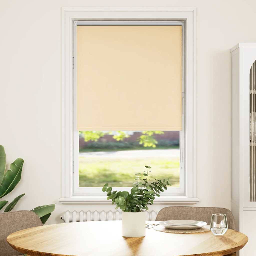 vidaXL Verdunkelungsrollo Beige 70x150cm Stoffbreite 65,7 cm Polyester