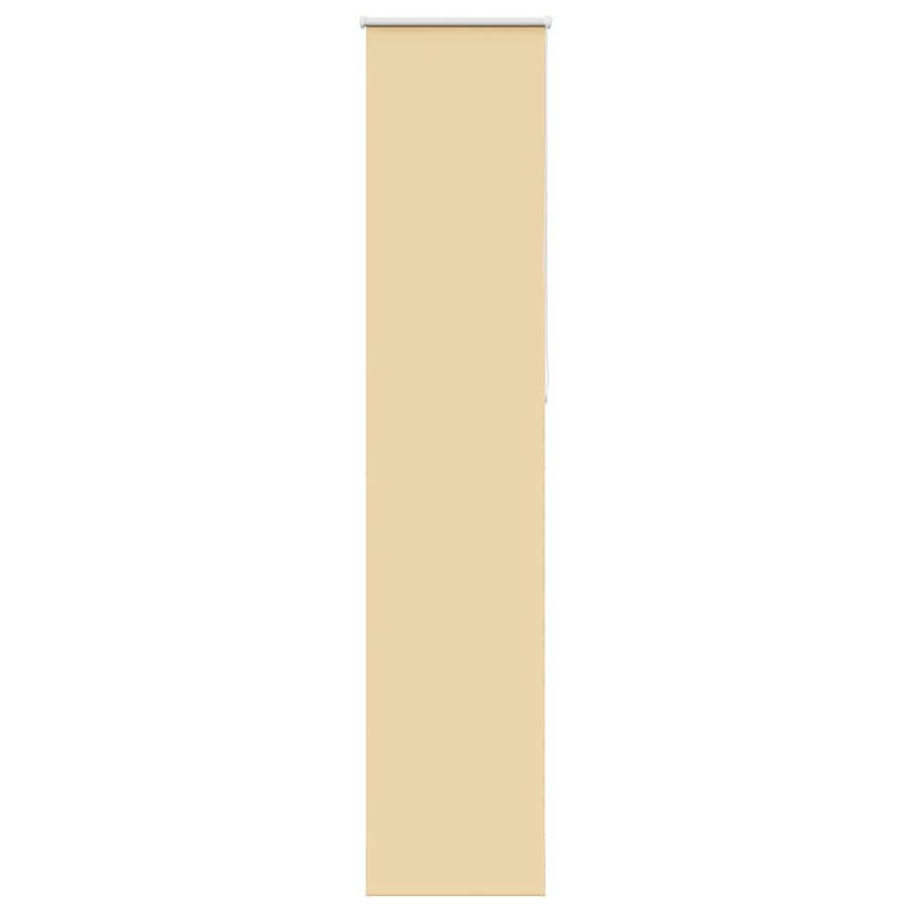 vidaXL Verdunkelungsrollo Beige 55x210cm Stoffbreite 50,7 cm Polyester