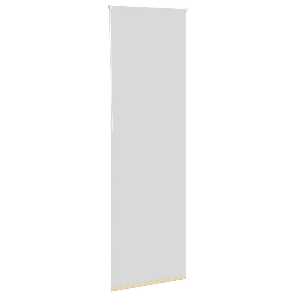 vidaXL Verdunkelungsrollo Beige 80x230cm Stoffbreite 75,7 cm Polyester