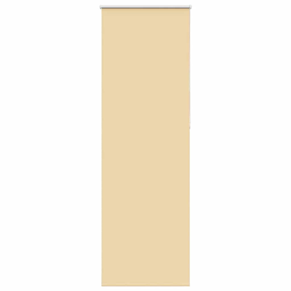 vidaXL Verdunkelungsrollo Beige 80x230cm Stoffbreite 75,7 cm Polyester