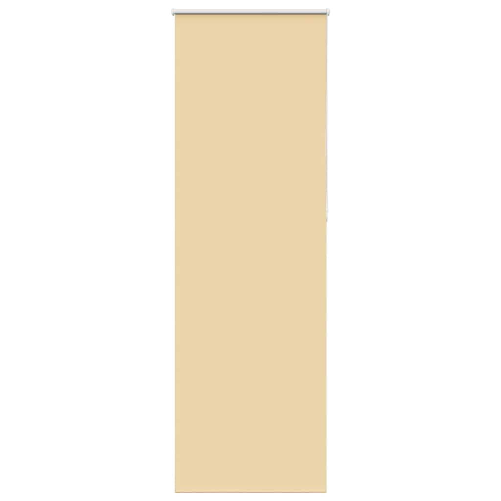 vidaXL Verdunkelungsrollo Beige 70x210cm Stoffbreite 65,7 cm Polyester