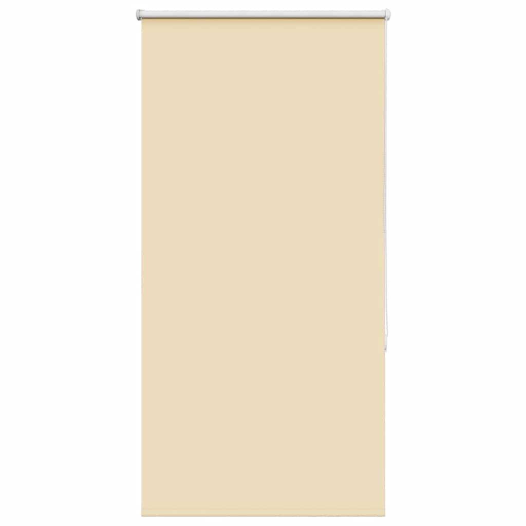 vidaXL Verdunkelungsrollo Beige 80x130cm Stoffbreite 75,7 cm Polyester