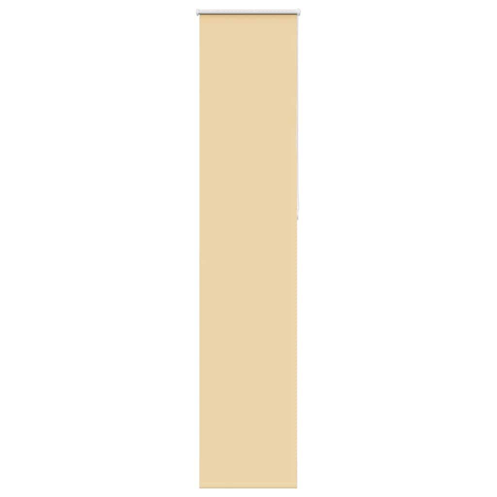 vidaXL Verdunkelungsrollo Beige 60x210cm Stoffbreite 55,7 cm Polyester