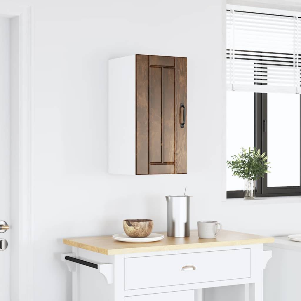 vidaXL Küchen-Hängeschrank Lucca Räuchereiche Holzwerkstoff