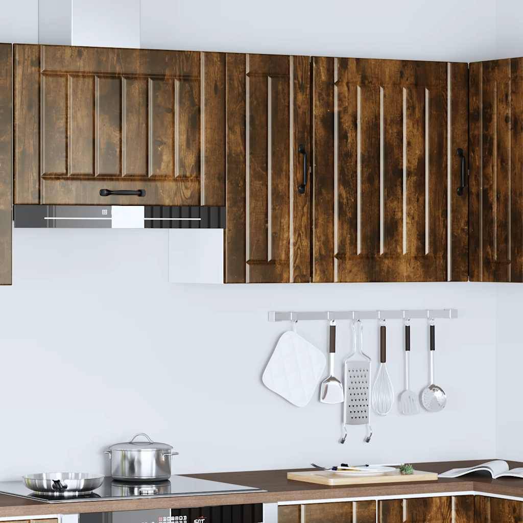 vidaXL Küchen-Hängeschrank Lucca Räuchereiche Holzwerkstoff