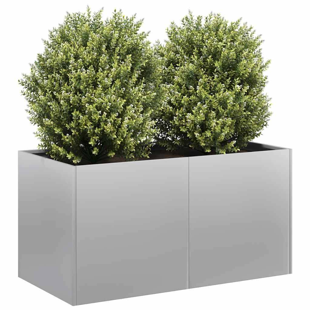 vidaXL Pflanzkübel 80x40x40 cm Verzinkter Stahl
