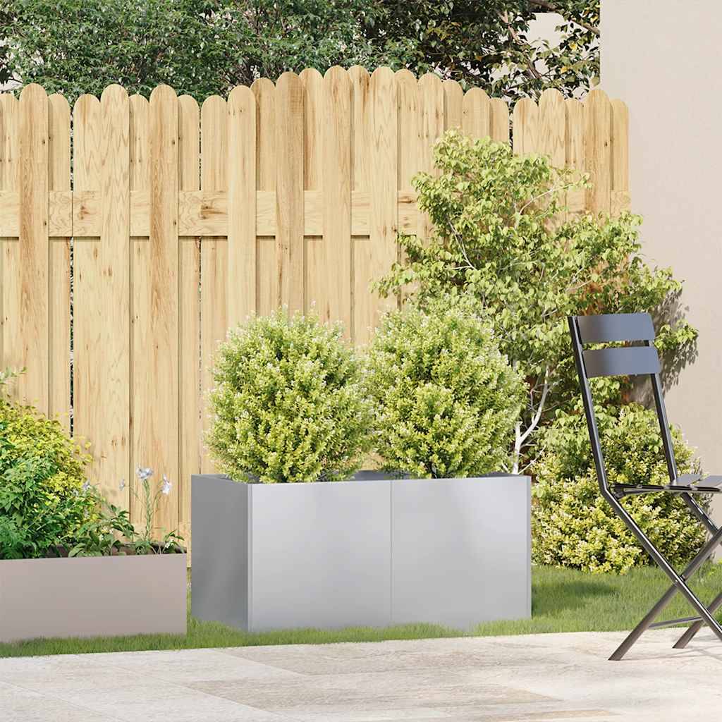vidaXL Pflanzkübel 80x40x40 cm Verzinkter Stahl