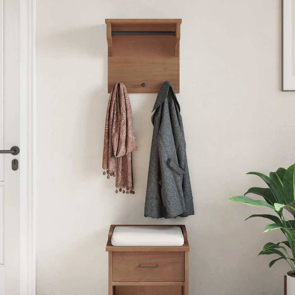 vidaXL Wandgarderobe SANDNES 43x30x42 cm Massivholz Kiefer