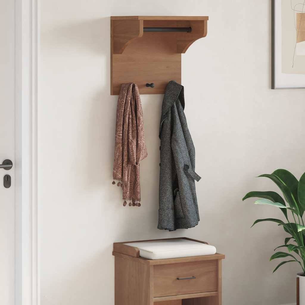vidaXL Wandgarderobe SANDNES 43x30x42 cm Massivholz Kiefer