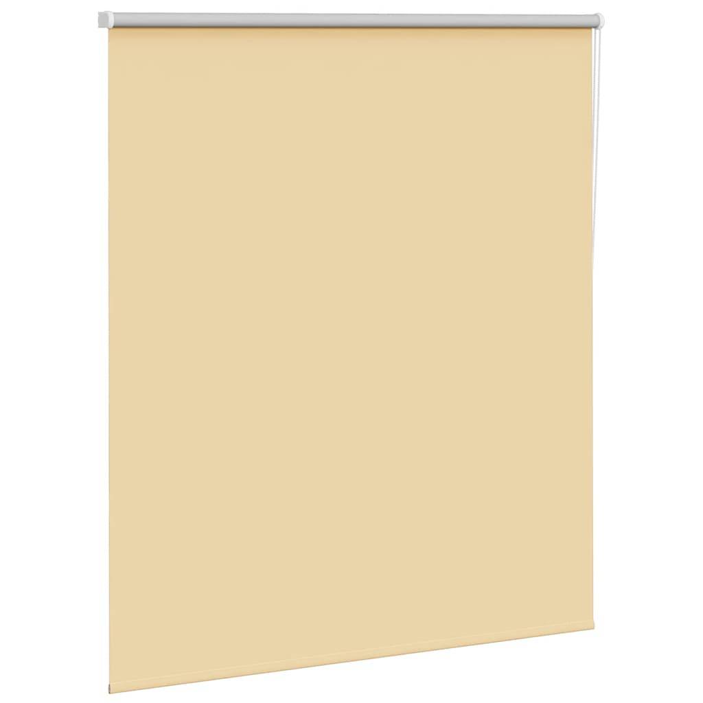 vidaXL Verdunkelungsrollo Beige 130x130 cm Stoffbreite 126,6 cm