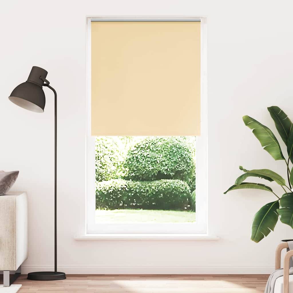 vidaXL Verdunkelungsrollo Beige 110x210 cm Stoffbreite 105,7 cm