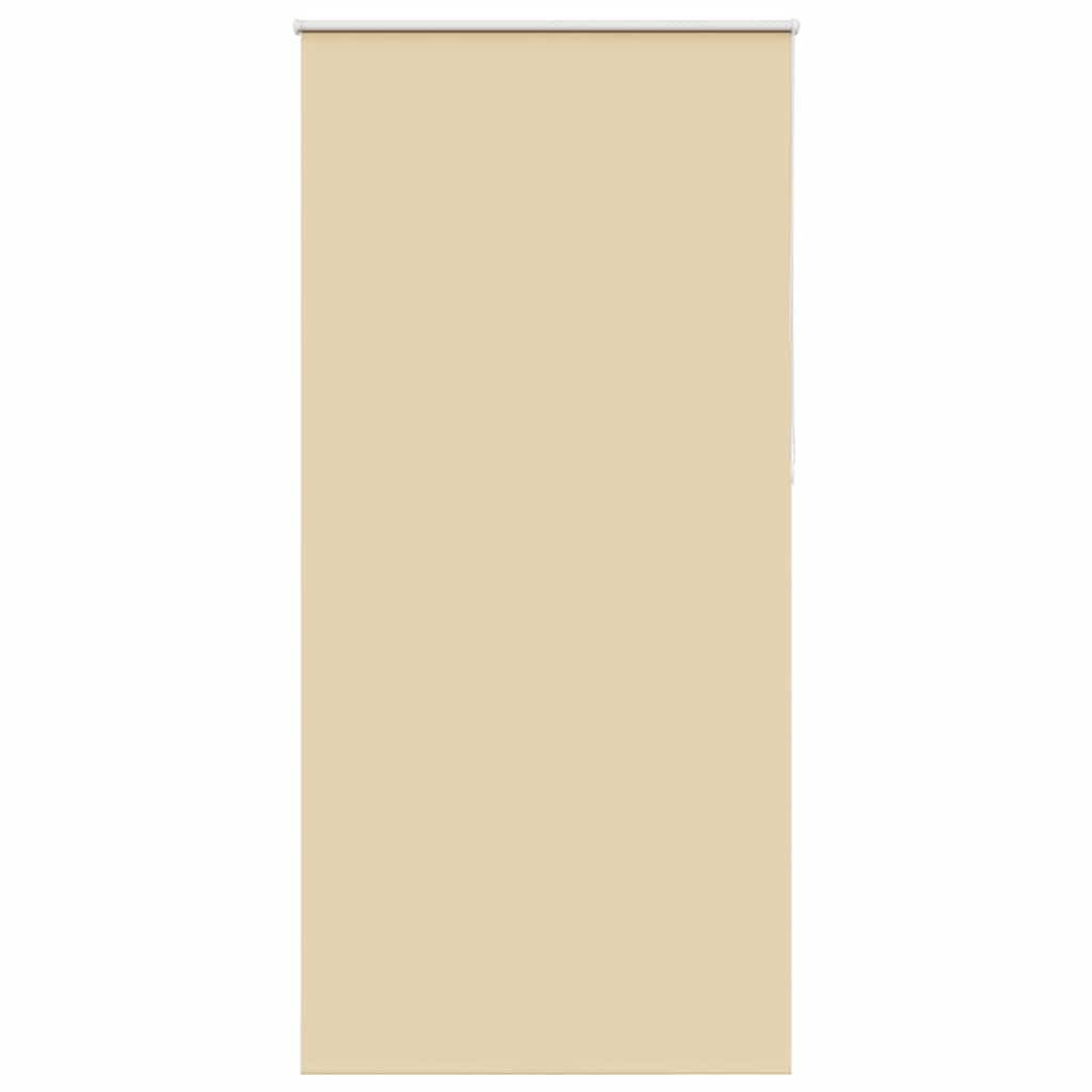 vidaXL Verdunkelungsrollo Beige 95x210cm Stoffbreite 90,7 cm Polyester