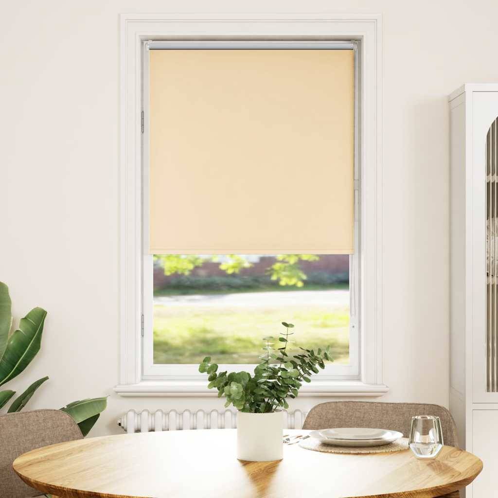 vidaXL Verdunkelungsrollo Beige 65x150cm Stoffbreite 60,7 cm Polyester