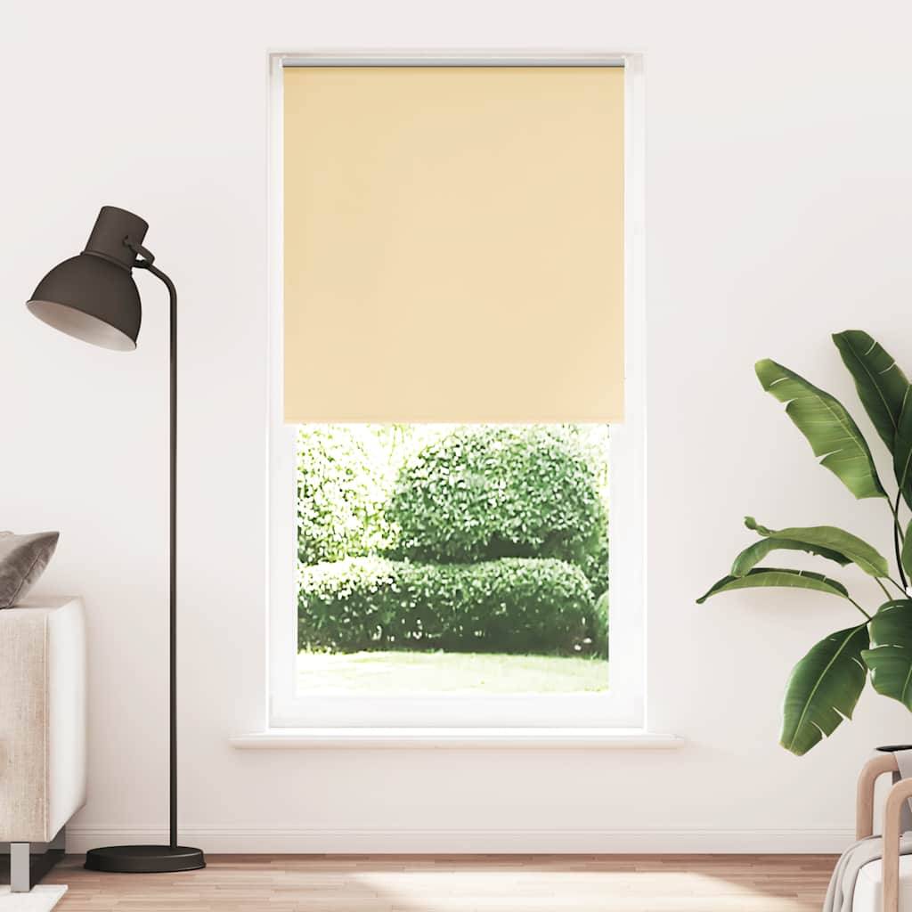 vidaXL Verdunkelungsrollo Beige 100x210cm Stoffbreite 95,7cm Polyester