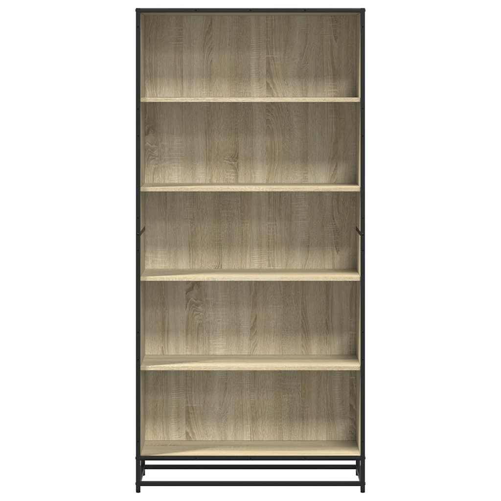 vidaXL Bücherregal Sonoma-Eiche 80,5x35x170,5 cm Holzwerkstoff