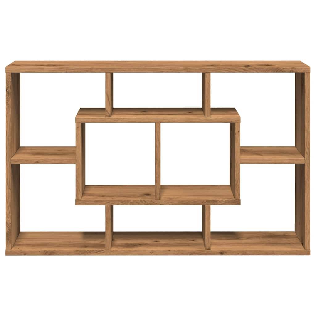 vidaXL Wandregal Artisan-Eiche 85x16x52,5 cm Holzwerkstoff