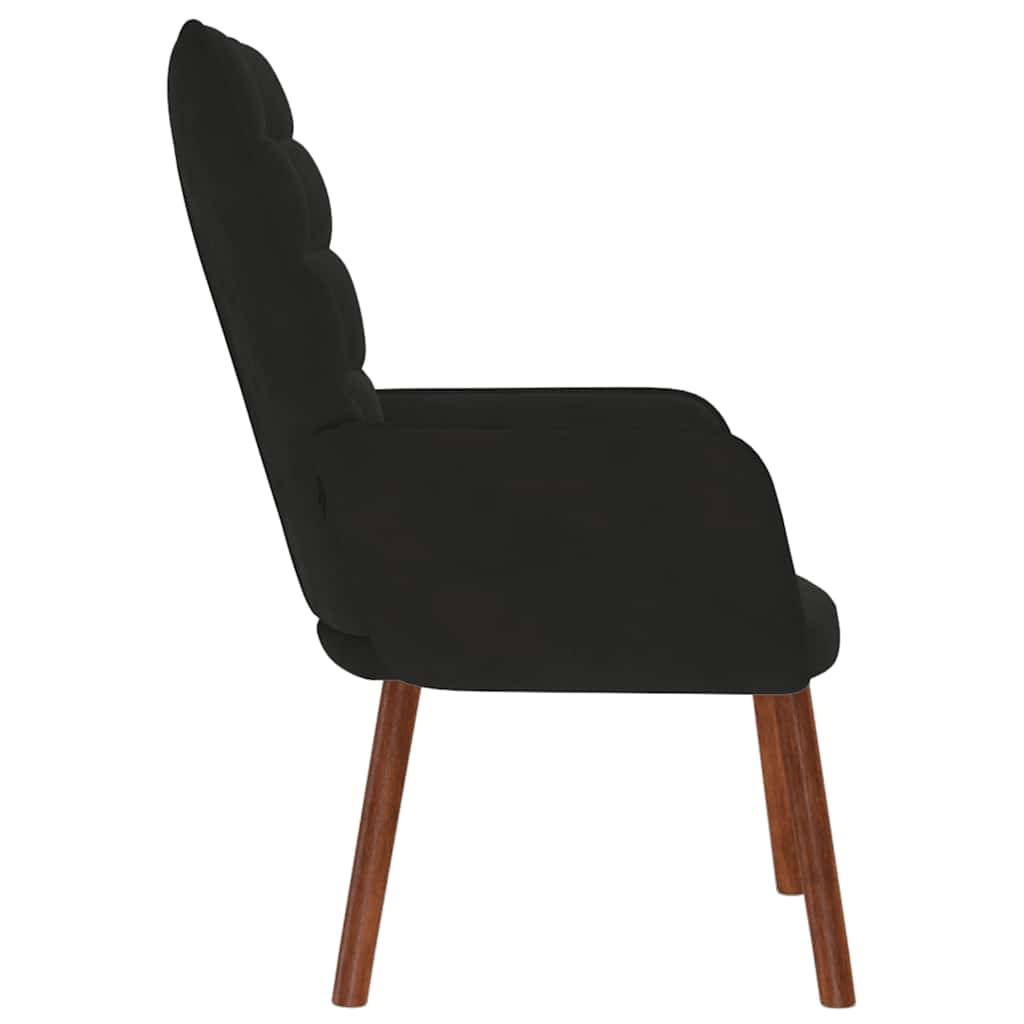 vidaXL Relaxsessel Schwarz Samt