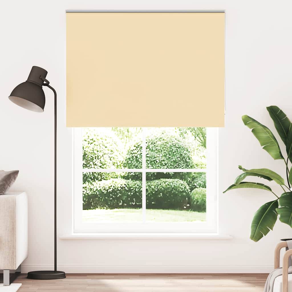 vidaXL Verdunkelungsrollo Beige 160x210 cm Stoffbreite 156,6 cm