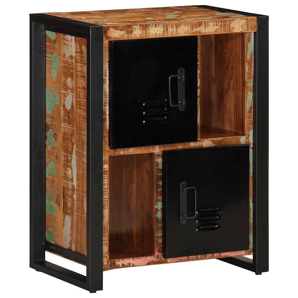 vidaXL Sideboard Mehrfarbig 55x35x70 cm Altholz Massiv