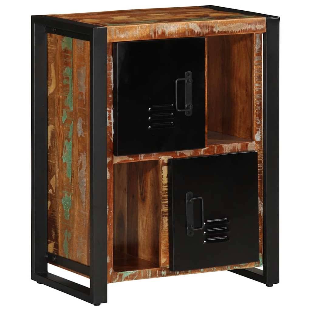 vidaXL Sideboard Mehrfarbig 55x35x70 cm Altholz Massiv