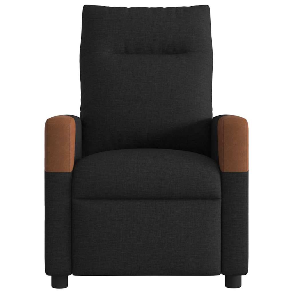 vidaXL Relaxsessel Schwarz Stoff