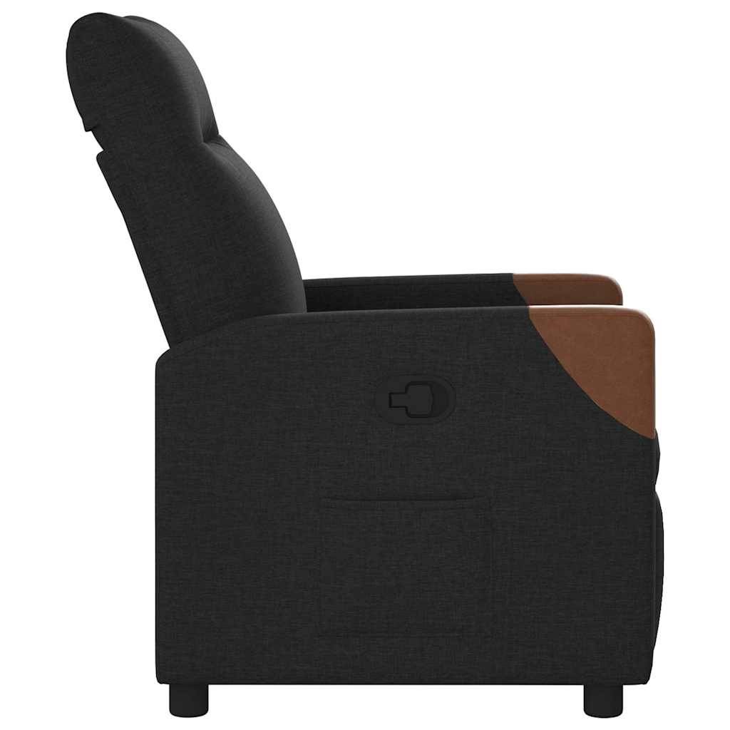 vidaXL Relaxsessel Schwarz Stoff