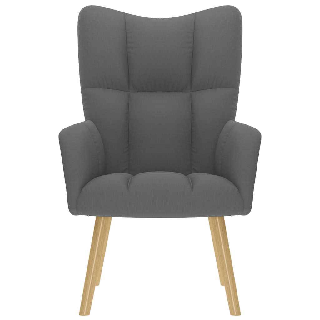 vidaXL Relaxsessel Dunkelgrau Stoff
