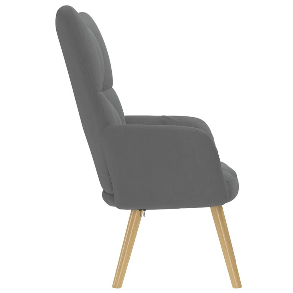 vidaXL Relaxsessel Dunkelgrau Stoff
